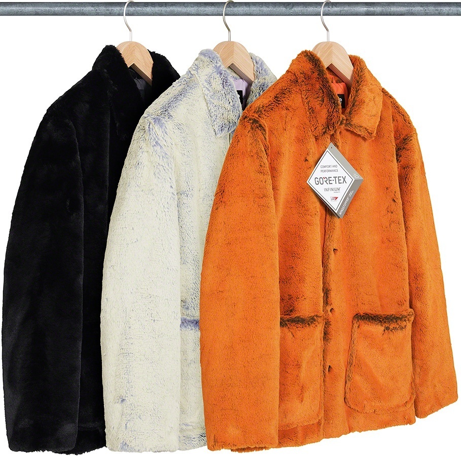 2-Tone Faux Fur Shop Coat